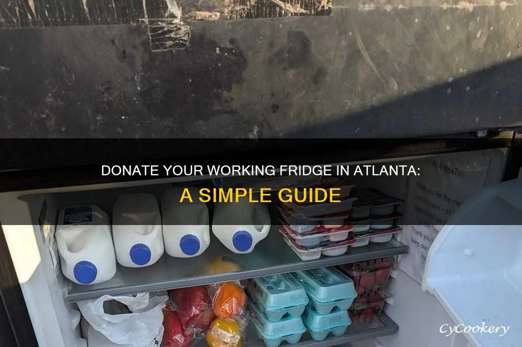 how to donate working refrigerator in atlanta