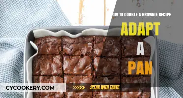 Baking More Brownies? Adjust Your Pan and Recipe