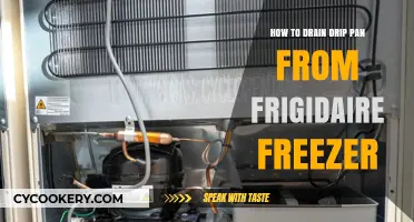 Draining a Drip Pan: A Step-by-Step Guide for Frigidaire Freezers