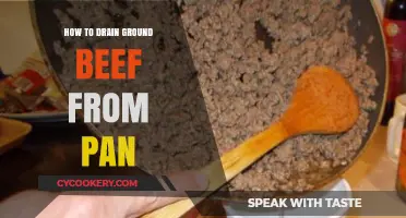 Draining Ground Beef: The Quick and Easy Way