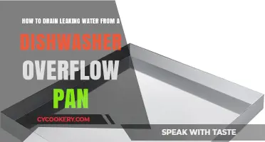 Stop Dishwasher Flooding: Drain Leaking Water from Pan