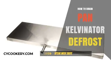 Draining Kelvinator Defrost Pan: Step-by-Step Guide