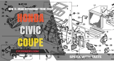 DIY Guide: Safely Draining Refrigerant from Your 2008 Honda Civic Coupe