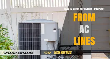 Mastering the Art of Safe Refrigerant Drainage from AC Lines