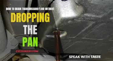 Draining Transmission Fluid: Quick, Easy, and Pan-Free