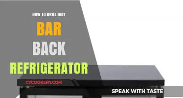 Drilling into Bar Back Refrigerators: A Step-by-Step Guide for Success