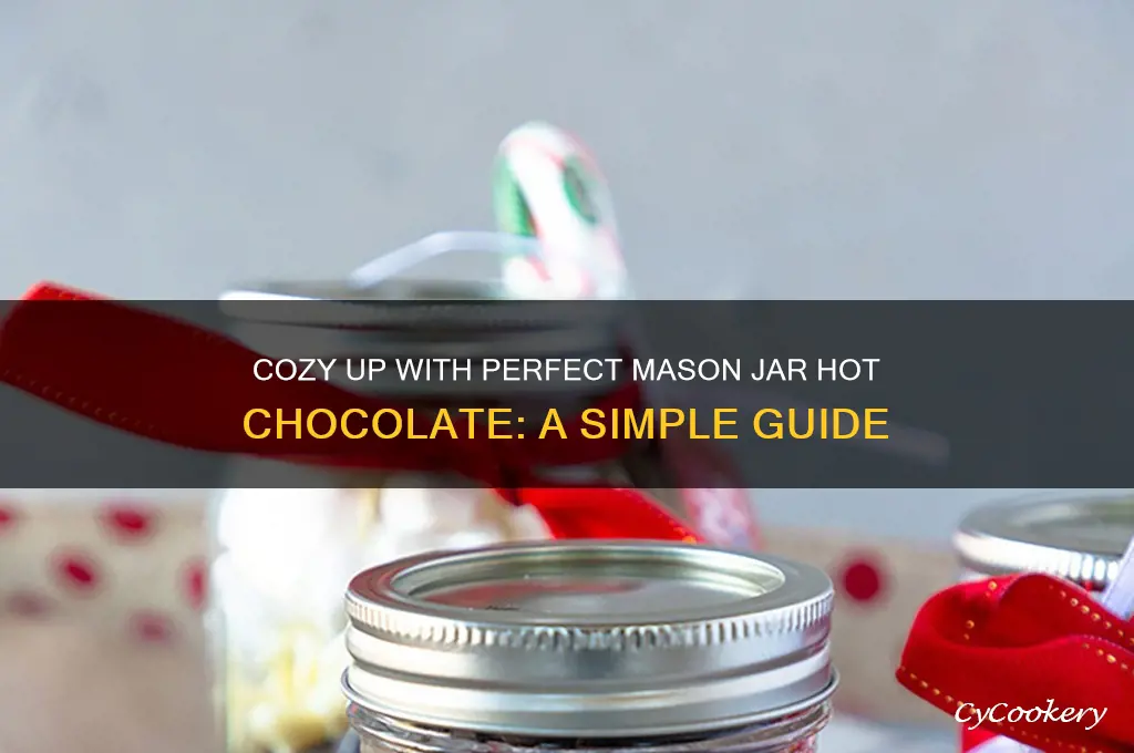 how to drink mason jar hot chocolate
