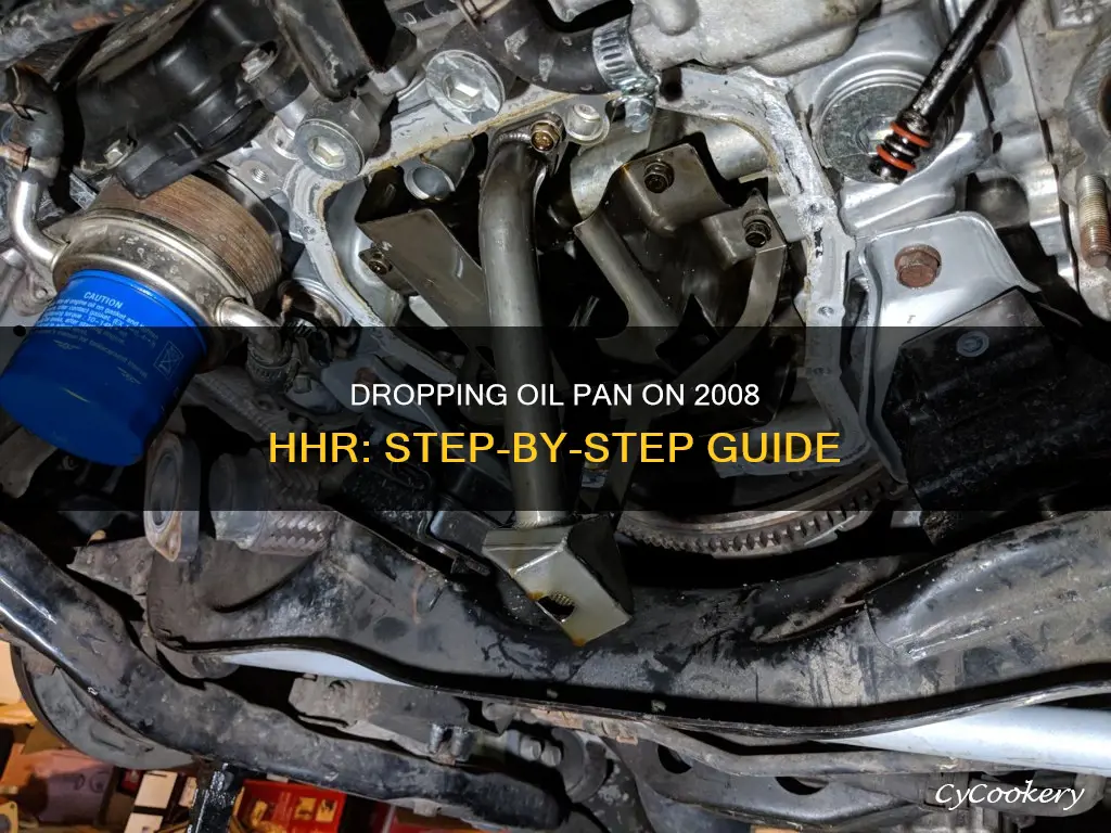 how to drop oil pan on 2008 hhr