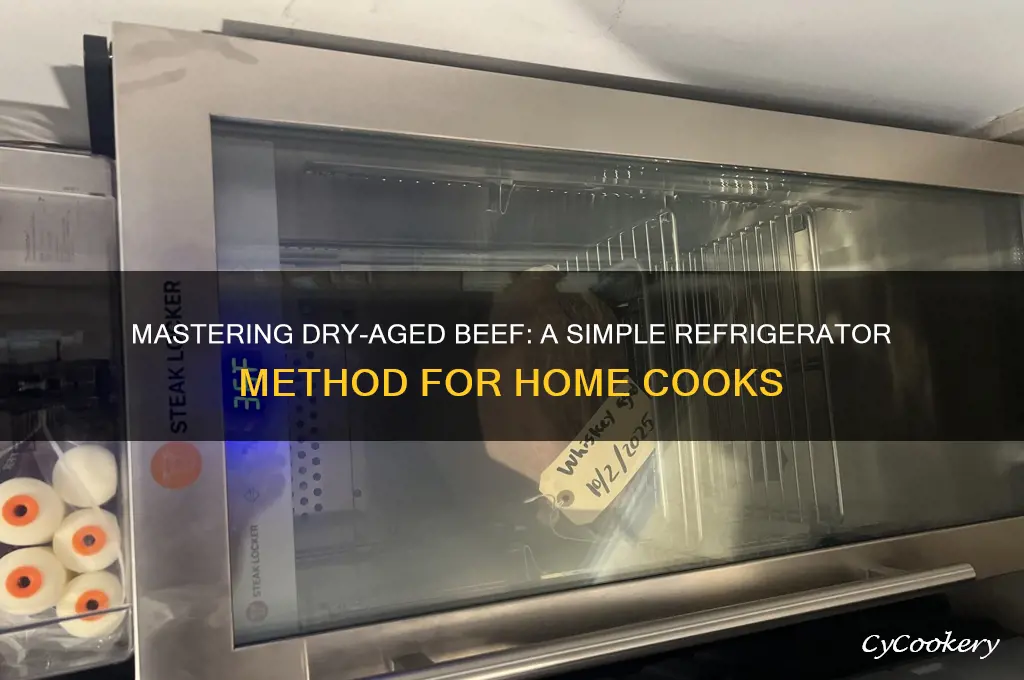 how to dry age beef in the refrigerator