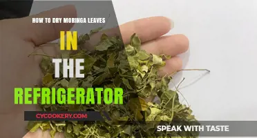 Preserving Moringa's Nutrients: A Simple Refrigeration Drying Guide