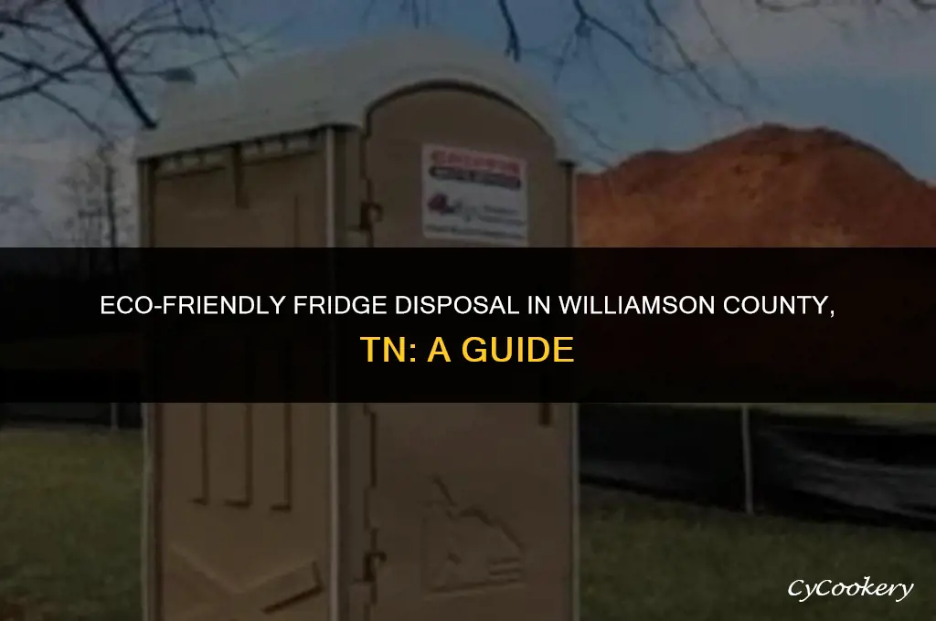 how to dump a refrigerator williamson county tn
