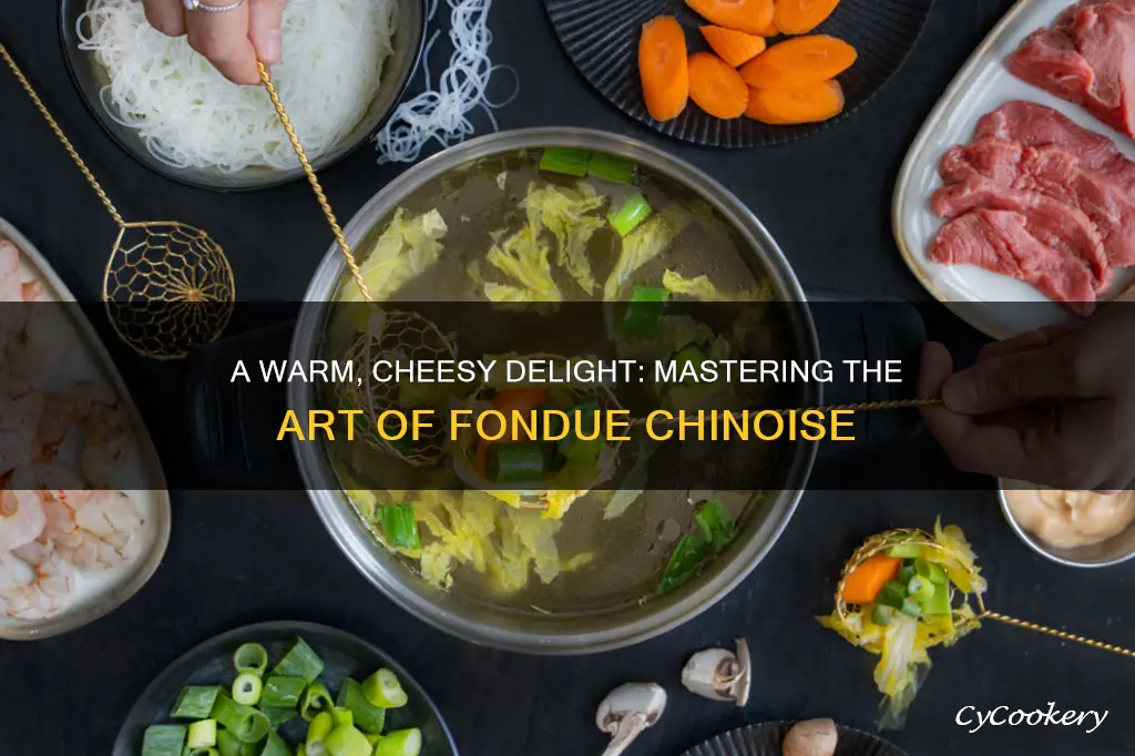 how to eat fondue chinoise