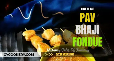 A Tasty Adventure: Pav Bhaji Fondue Style