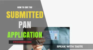 Edit Your PAN Application: A Simple Guide
