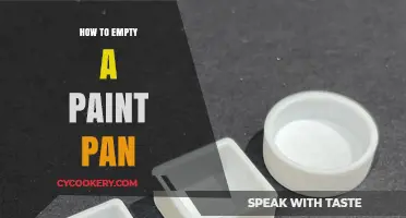 Emptying Paint Pans: Quick and Easy Steps