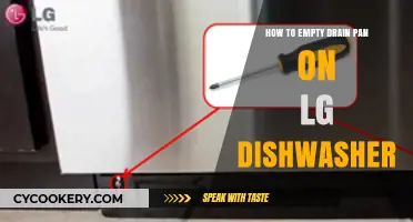LG Dishwasher Maintenance: Emptying the Drain Pan