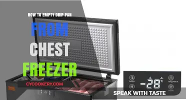 Emptying Drip Pan: A Chest Freezer Maintenance Guide