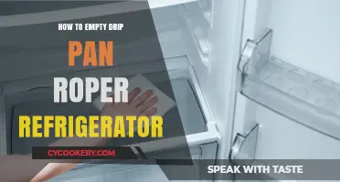 Emptying Your Roper Fridge Drip Pan: A Step-by-Step Guide