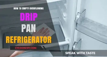 Clear Refrigerator Drip Pan Overflow: Quick Steps