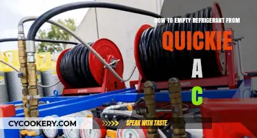 Efficiently Emptying Refrigerant from Your Quickie A/C Unit: A Guide