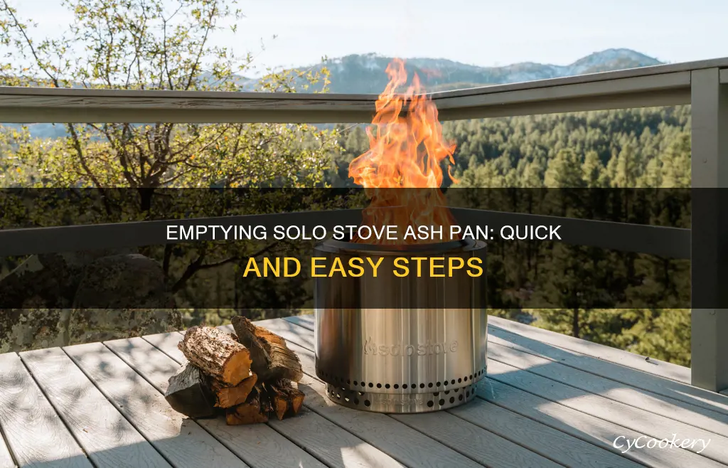 how to empty solo stove ash pan