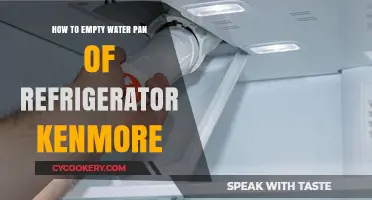 Emptying Kenmore Fridge Water Pan: Step-by-Step Guide