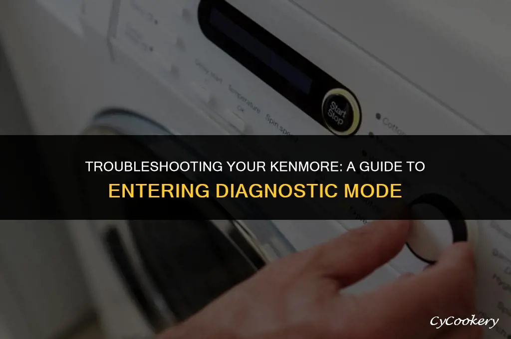 how to enter diagnostic mode on kenmore refrigerator