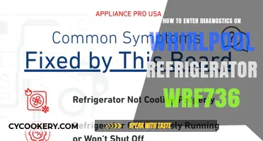 Troubleshooting Made Easy: Accessing Diagnostics on Whirlpool WRF736 Refrigerators