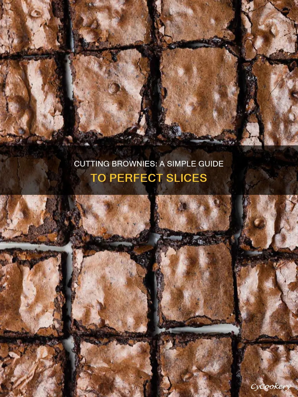 how to evenly cut a pan of brownies