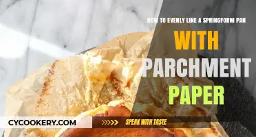 Easy Springform Pan Hack: Parchment Paper Lining
