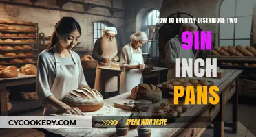 Evenly Distribute Your Baking Across Two 9-Inch Pans