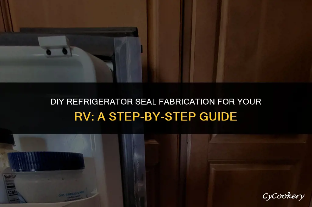 how to fabricate a refrigerator seal for an rv