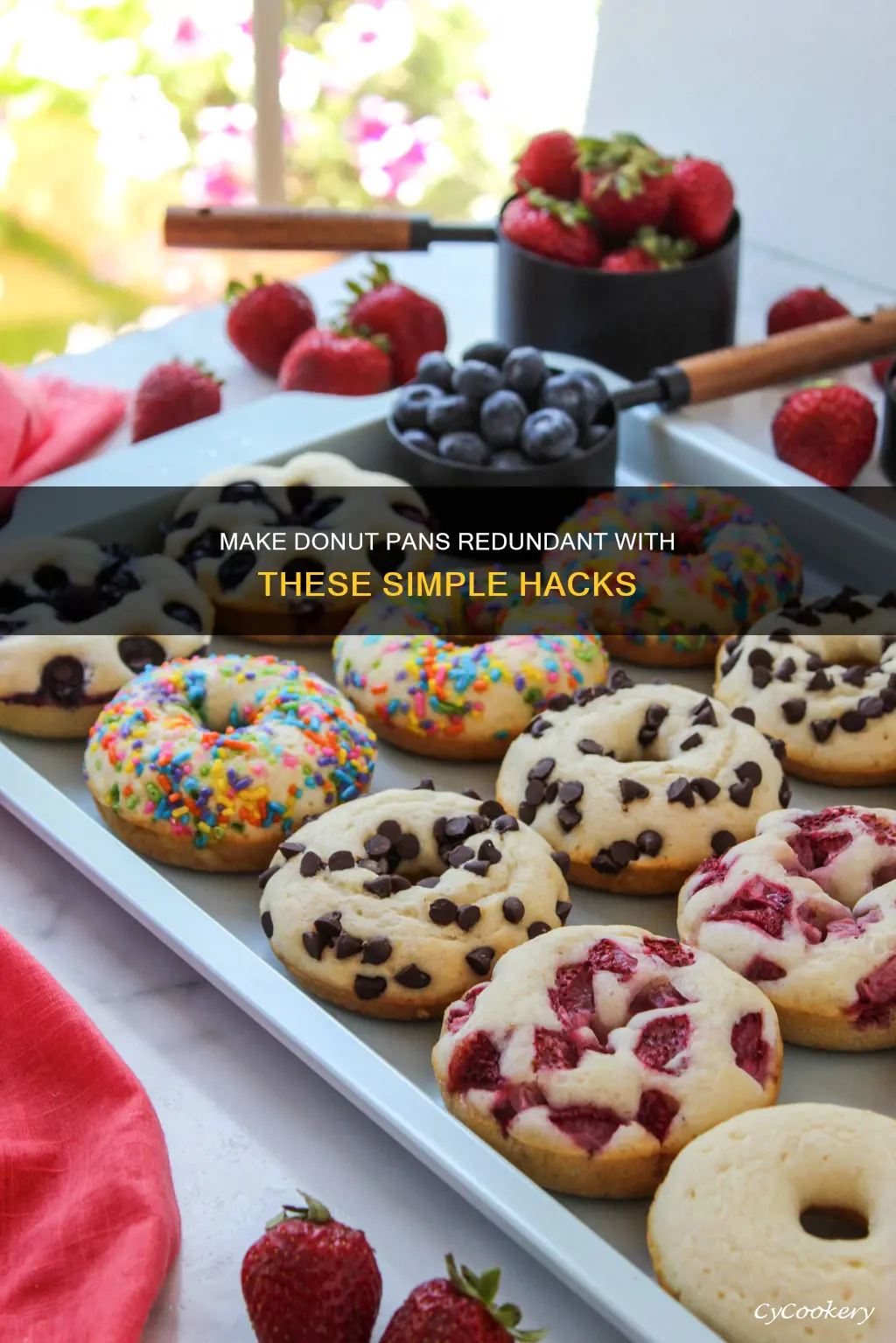 how to fake a donut pan