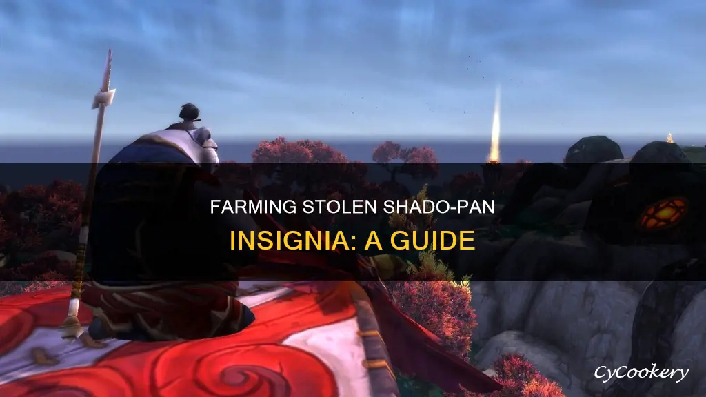 how to farm stolen shado pan insignia