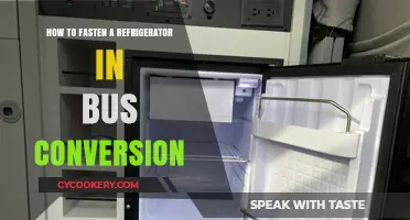 Securing Your Fridge: A Guide to Fastening in Bus Conversions