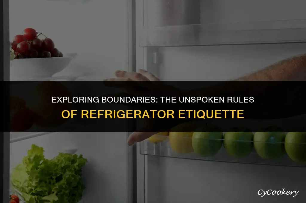how to feel when people go through your refrigerator