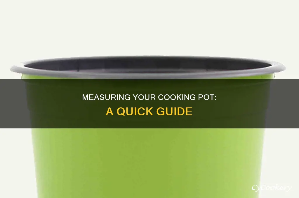 how to figure cooking pot volume