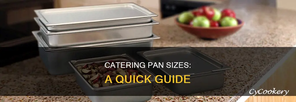 how to figure out pan sizes for catering