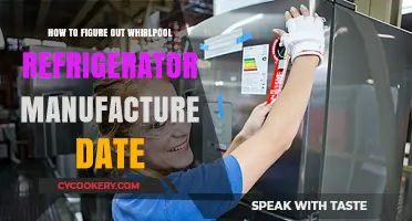 Decoding the Manufacture Date of Your Whirlpool Refrigerator