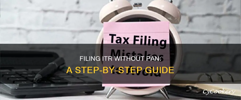 how to file itr without pan