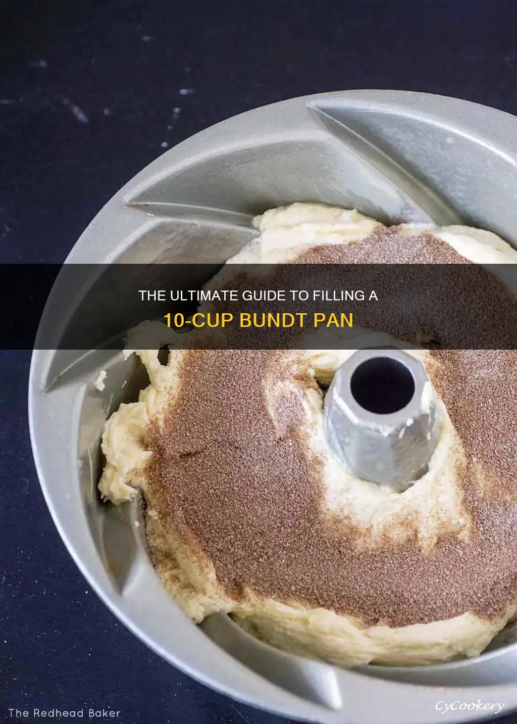 how to fill 10c bundt pan