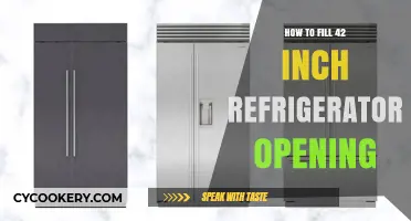 Perfect Fit: Filling a 42-Inch Refrigerator Space with Ease