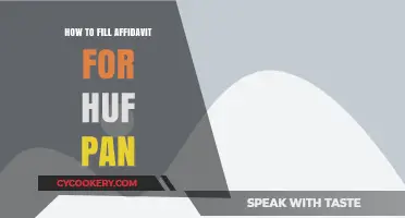 A Simple Guide to Filling Out HUF PAN Affidavits