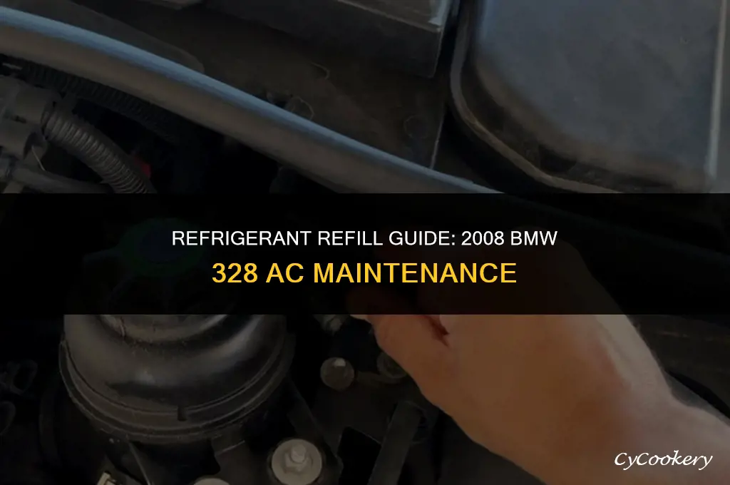 how to fill bmw with refrigerant 2008 328