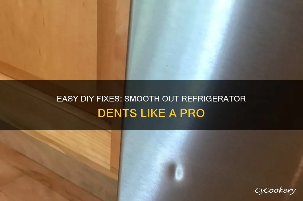 how to fill in dents on refrigerators