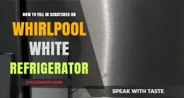 Effortless Fixes: Filling Scratches on Your Whirlpool White Fridge
