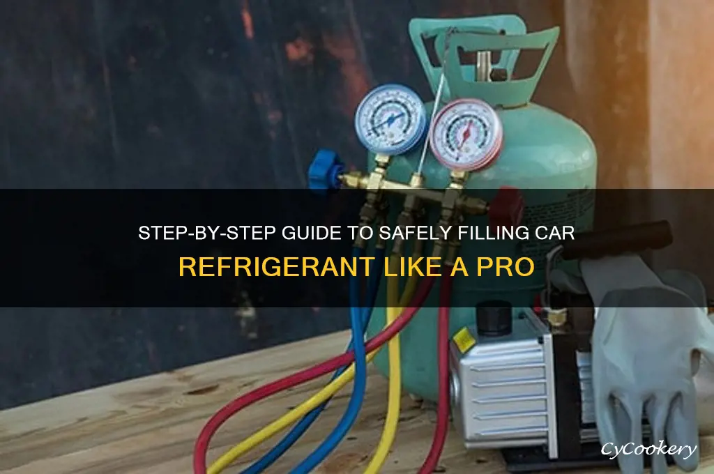 how to fill refrigerant in a car
