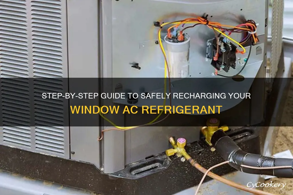 how to fill refrigerant in window ac