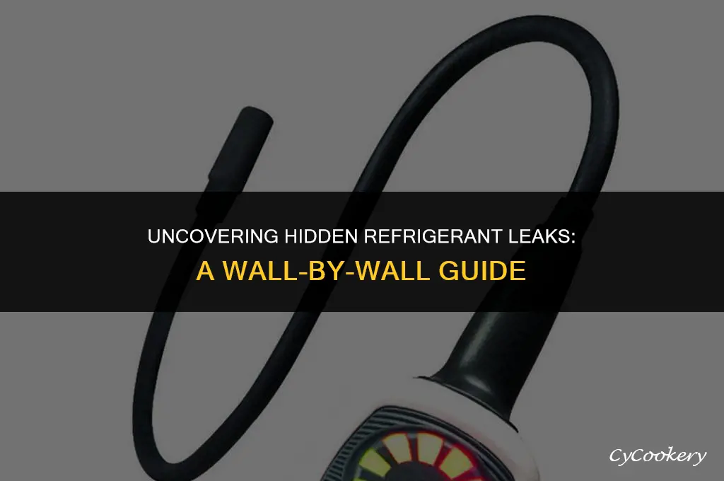 how to find a refrigerant leak in a wall
