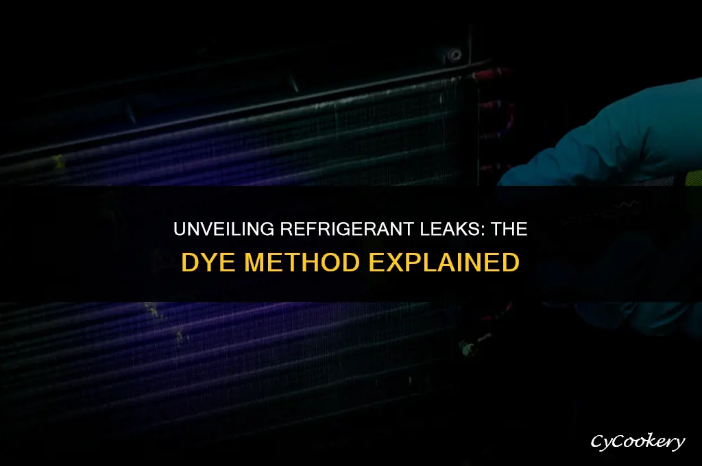 how to find a refrigerant leak with dye